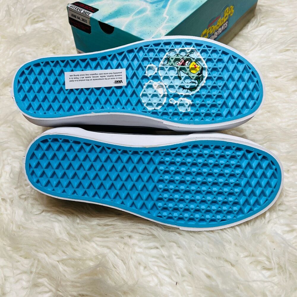 Vans X Spongebob Squarepants Old Skool Sneakers Nickelodeon VN0A38G19XD - Picture 6 of 7
